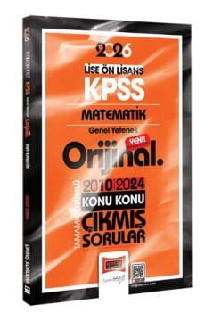 Yargı Yayınları 2026 KPSS Lise-Önlisans Matematik Orijinal 2010-2024 Konu Konu Çıkmış Sorular