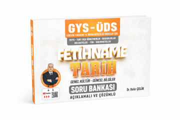 Bekir Çelik GYS ÜDS FETİHNAME Tarih - Genel Kültür - Güncel Bilgiler Soru Bankası