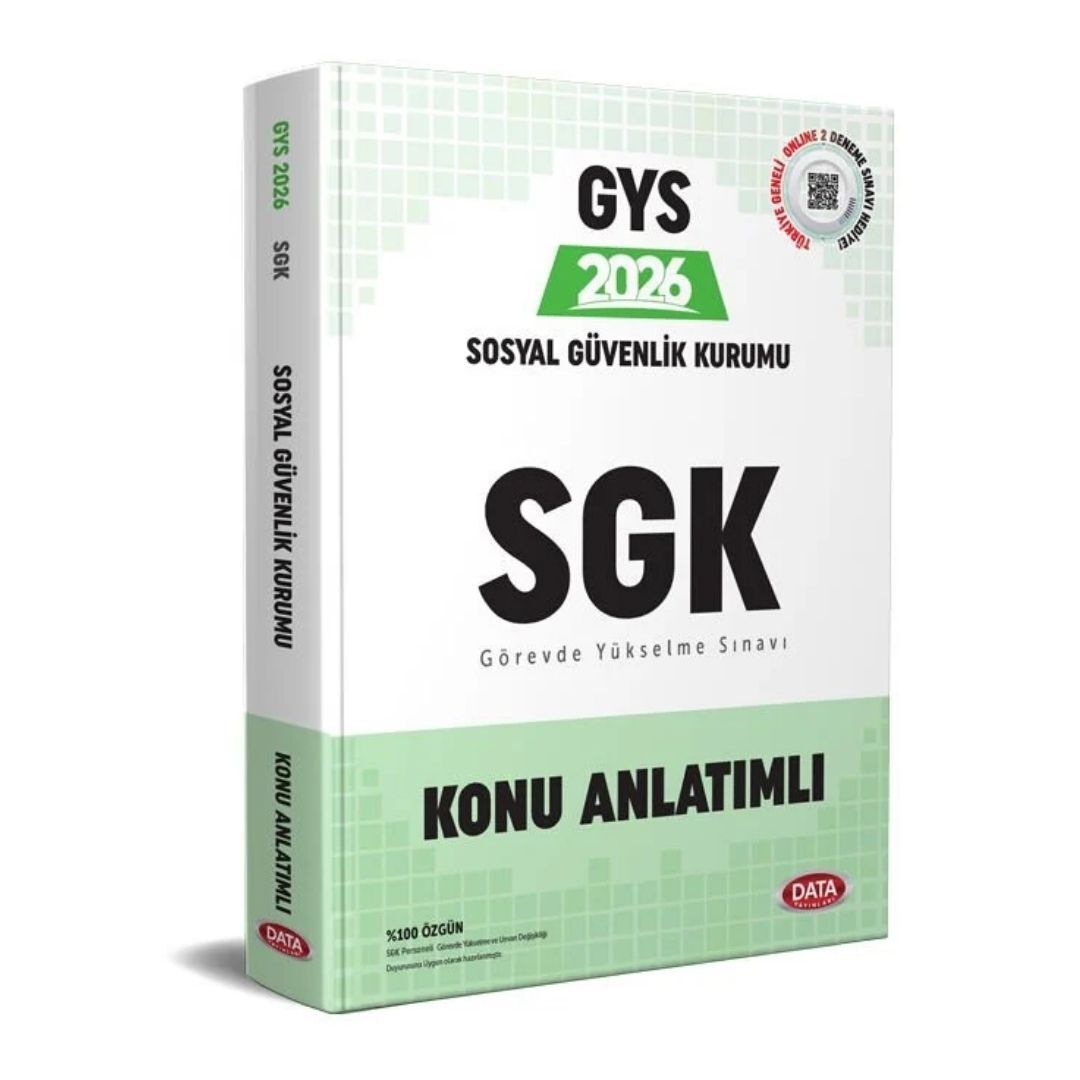 Sosyal Güvenlik Kurumu SGK GYS Konu Anlatımlı Data Yayınları