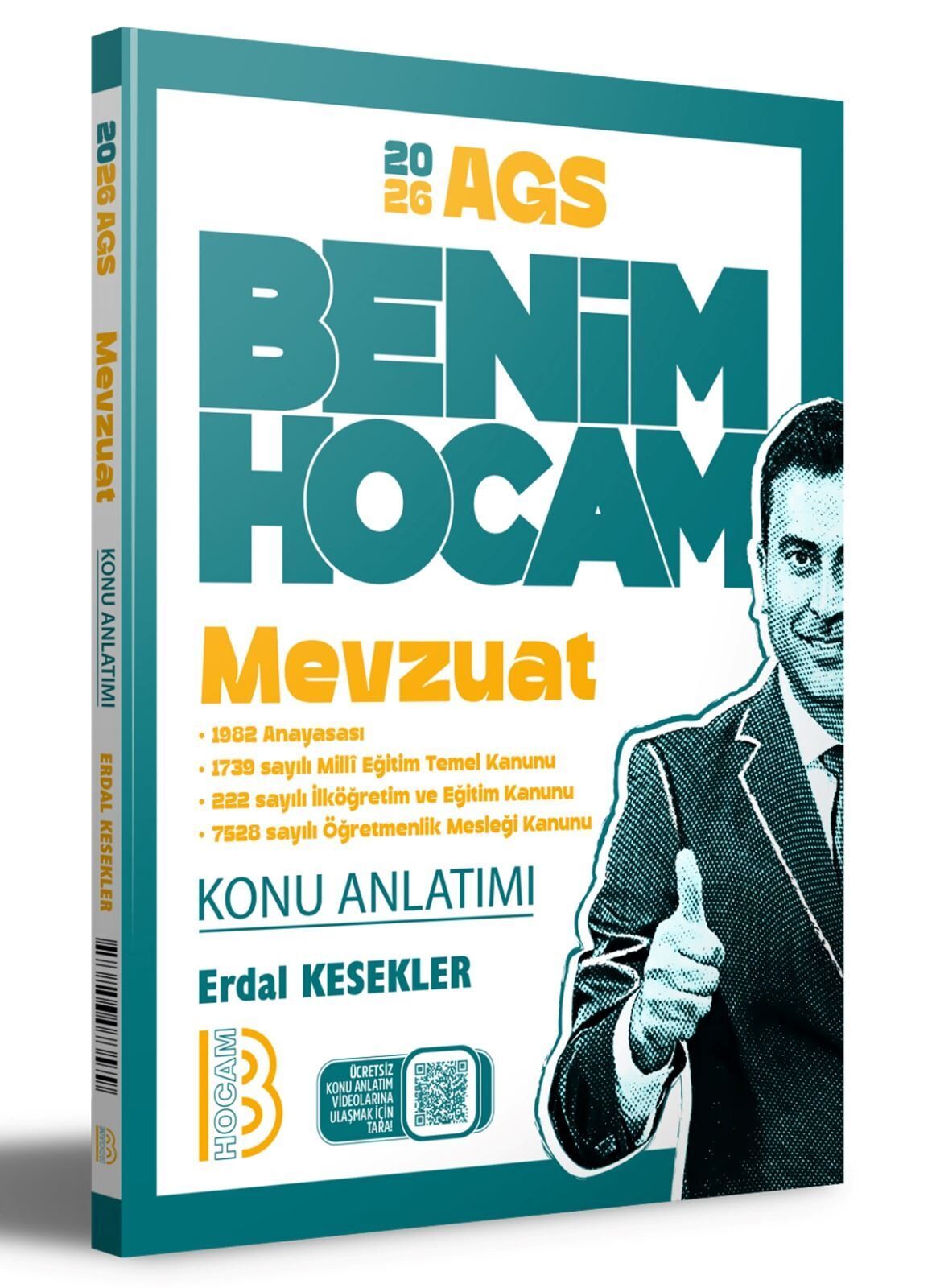 2026 MEB AGS Mevzuat Konu Anlatımı Erdal Kesekler Benim Hocam Yayınları