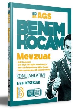 2026 MEB AGS Mevzuat Konu Anlatımı Erdal Kesekler Benim Hocam Yayınları