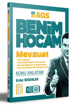 2026 MEB AGS Mevzuat Konu Anlatımı Erdal Kesekler Benim Hocam Yayınları