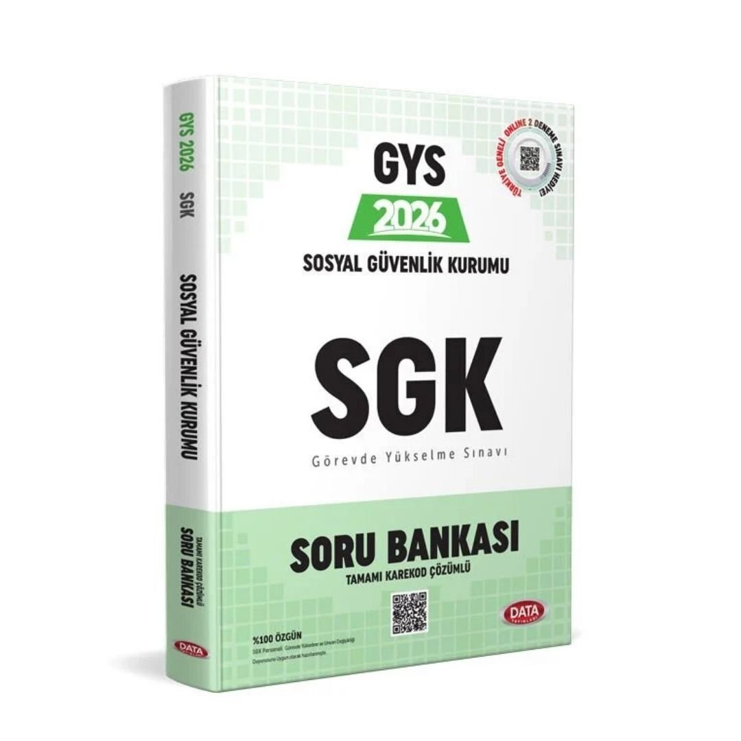 Sosyal Güvenlik Kurumu SGK GYS Soru Bankası - Karekod Çözümlü Data Yayınları