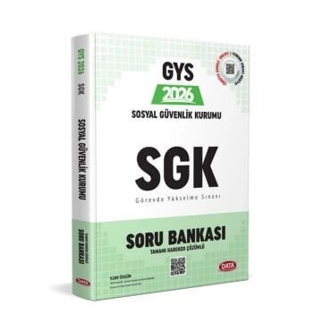 Data Yayınları 2026 GYS Sosyal Güvenlik Kurumu SGK Soru Bankası - Karekod Çözümlü