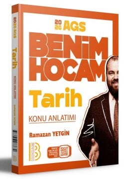 Benim Hocam Yayınları 2026 MEB-AGS Tarih Konu Anlatımı Ramazan Yetgin