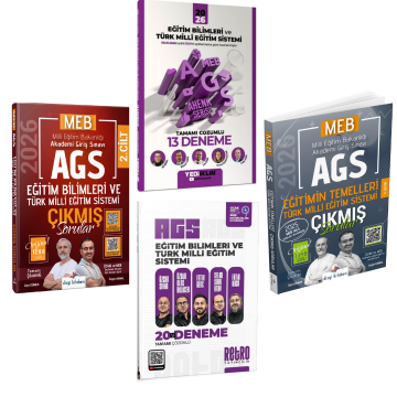 Dizgi Kitap 2026 MEB AGS Eğitim Bilimleri ve Türk Milli Eğitim Sistemi Eğitimin Temelleri Çıkmış Sorular & Meb Ags Eğitim Bilimleri ve Türk Milli Eğitim Sistemi 2'li Deneme Seti