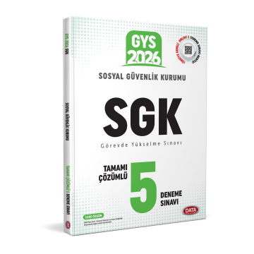 Data Yayınları 2026 GYS Sosyal Güvenlik Kurumu SGK Tamamı Çözümlü 5 Deneme Sınavı