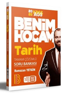 2026 KPSS AGS Tarih Tamamı Çözümlü Soru Bankası Benim Hocam Yayınları