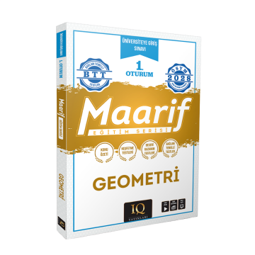 IQ Yayınları 2028 TYT Geometri Maarif Eğitim Serisi 1. Oturum