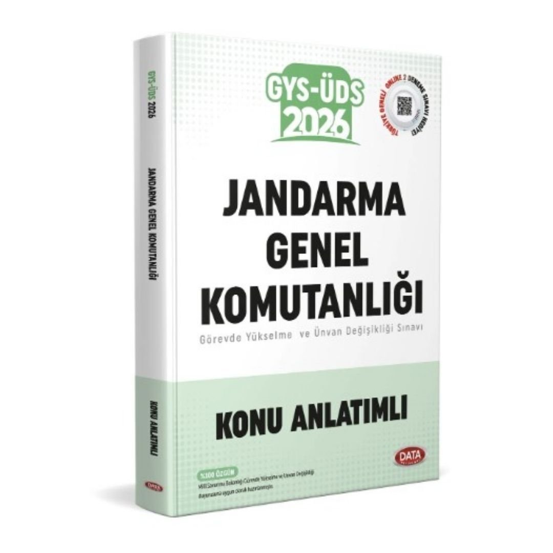 Jandarma Genel Komutanlığı Personeli GYS-ÜDS Konu Anlatımlı Data Yayınları
