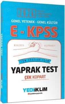 2026 EKPSS GY GK Tüm Adaylar İçin Çek Kopart Yaprak Test Yediiklim Yayınları