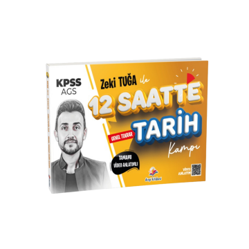 Dizgi Kitap 2026 KPSS Zeki Tuğa ile Tamamı Video Anlatımlı 12 Saatte Tarih Tekrar Kampı