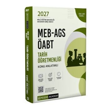 Pegem Yayınları 2027 MEB-AGS ÖABT Tarih Öğretmenliği Konu Anlatımlı