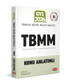 Data Yayınları 2026 GYS Türkiye Büyük Millet Meclisi (TBMM) Ortak Konular Konu Anlatımlı