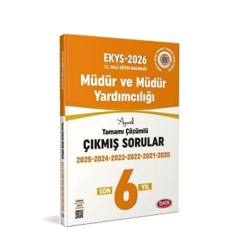2026 MEB EKYS Müdür ve Müdür Yardımcılığı 6 Yıl Çıkmış Sorular ve Çözümleri Data Yayınları