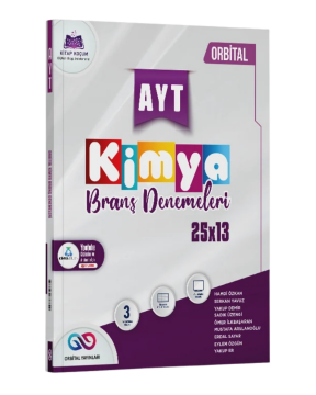 Orbital Yayınları AYT Kimya 25 x 13 Branş Denemeleri