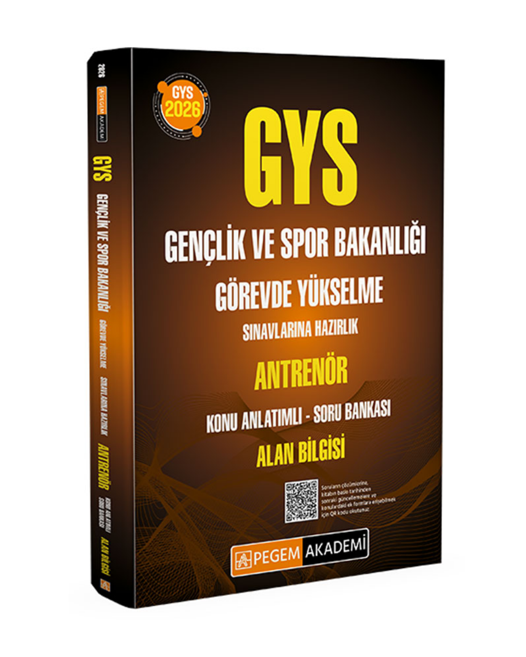 2026 GYS Gençlik ve Spor Bakanlığı Görevde Yükselme Sınavlarına Hazırlık ANTRENÖR Konu Anlatımlı Soru Bankası Alan Bilgisi Pegem Yayınları