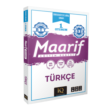 IQ Yayınları 2028 TYT Türkçe Maarif Eğitim Serisi 1. Oturum
