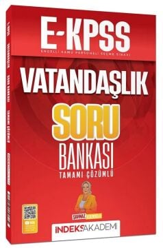 İndeks Akademi 2026 EKPSS Vatandaşlık Soru Bankası Çözümlü - Şahnaz Eseroğlu İndeks Akademi Yayıncılık