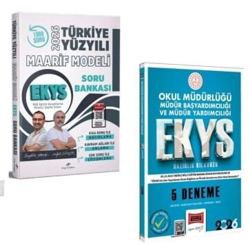 Dizgi Kitap 2026 MEB EKYS Türkiye Yüzyılı Maarif Modeli Soru Bankası & EKYS Okul Müdürlüğü Müdür Başyardımcılığı ve Müdür Yardımcılığı 5 Deneme Yargı Yayınları Seti