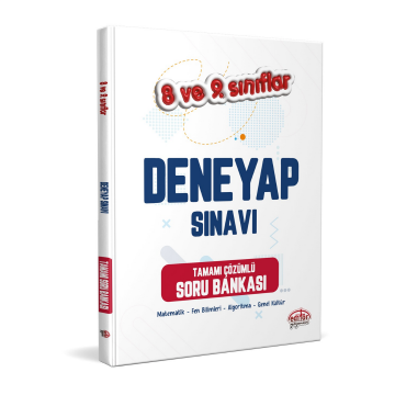 8-9. Sınıf Deneyap Tamamı Çözümlü Soru Bankası Editör Yayınevi