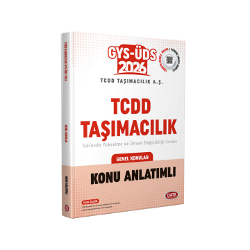 Data Yayınları 2026 GYS-ÜDS TCDD Taşımacılık Genel Konular Konu Anlatımlı