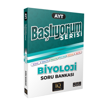 IQ Yayınları AYT Başlıyorum Serisi Biyoloji Soru Bankası