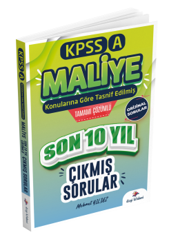 Dizgi Kitap 2025 KPSS A Best Of Maliye Soru Bankası ve Maliye Son 10 Yıl Konu Tasnifli Çıkmış Soru Seti