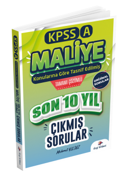 Dizgi Kitap 2025 KPSS A Best Of Maliye Soru Bankası ve Maliye Son 10 Yıl Konu Tasnifli Çıkmış Soru Seti