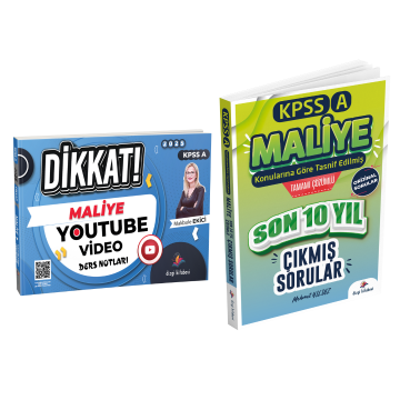 Dizgi Kitap 2025 KPSS A Maliye Ders Notu ve Maliye Son 10 Yıl Konu Tasnifli Çıkmış Soru Seti