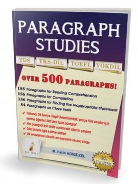 Pelikan Yayınları Paragraph Studies YDS - YÖKDİL - YKSDİL - TOEFL