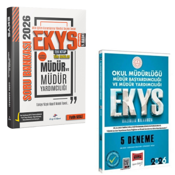 Dizgi Kitap 2026 MEB EKYS Müdür ve Müdür Yardımcılığı Soru Bankası & EKYS Okul Müdürlüğü Müdür Başyardımcılığı ve Müdür Yardımcılığı 5 Deneme Yargı Yayınları Seti