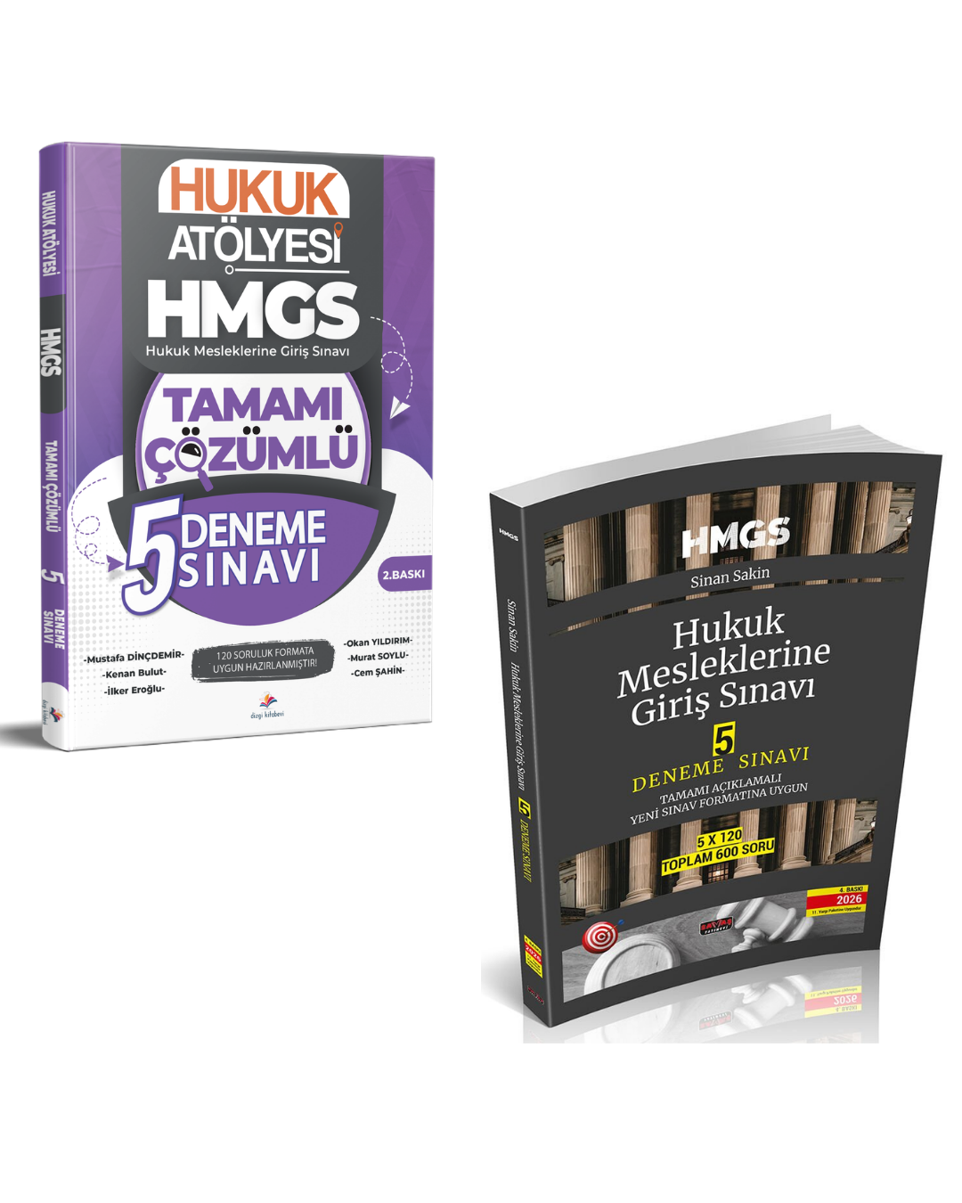 Dizgi Kitap 2026 HMGS Hukuk Mesleklerine Giriş Sınavı 2'li Tamamı Çözümlü 5 Deneme Seti