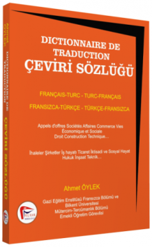 Dictionnaire De Traduction Çeviri Sözlüğü Fransızca - Türkçe Türkçe - Fransızca