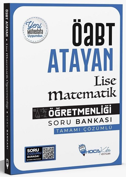 Hoca Kafası ÖABT Lise Matematik Öğretmenliği Atayan Soru Bankası  Çözümlü Hoca Kafası Yayınları