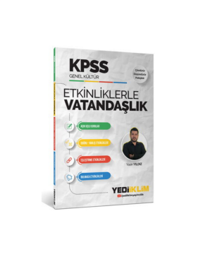 Yediiklim Yayınları KPSS Genel Kültür Etkinliklerle Vatandaşlık Yasin YILDIZ