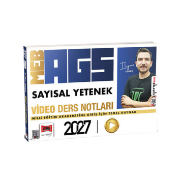 Yargı Yayınları 2027 MEB-AGS Sayısal Yetenek Video Ders Notları - İlyas Güneş
