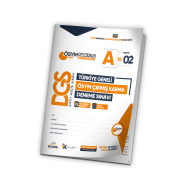 2026 DGS ÖSYM Arşivi Karma Kara Kutu Çıkmış Soru Türkiye Geneli D. Çözümlü Deneme 10/2.Kitapçık İnformal Yayınları