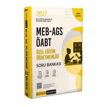 Pegem Yayınları 2027 ÖABT MEB-AGS Özel Eğitim Öğretmenliği Soru Bankası