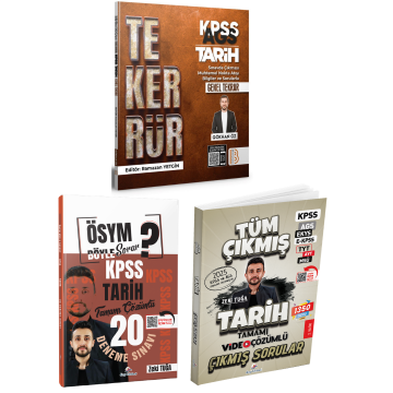 Dizgi Kitap 2026 KPSS Tarih 20 Deneme ve KPSS AGS Tarih Tüm Sınavlar Çıkmış Sorular Zeki Tuğa & KPSS TEKERRÜR Tarih Genel Tekrar Gökhan Öz Benim Hocam Seti