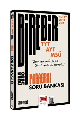 2025 TYT-AYT-MSÜ Kolay-Orta-Zor Paragraf Soru Bankası Yargı Yayınları