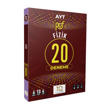 IQ Yayınları AYT PÜF Fizik 20 Branş Deneme