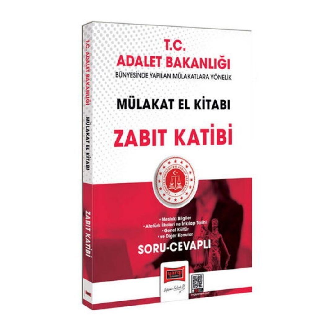 T.C. Adalet Bakanlığı Zabıt Katibi Mülakat El Kitabı Soru Cevaplı Yargı Yayınları