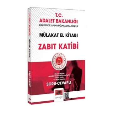 Yargı Yayınları T.C. Adalet Bakanlığı Zabıt Katibi Mülakat El Kitabı Soru Cevaplı