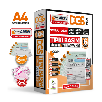 2026 DGS Çıkmış Soru Tıpkı Basım ÖSYM TAM Kitapçık SAY-SÖZ-TM 6lı Deneme D. Çözümlü Türkiye Geneli İnformal Yayınları