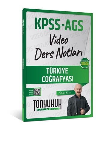 KPSS AGS Türkiye Coğrafyası Video Ders Notları Tonyukuk Yayıncılık