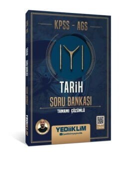 KPSS AGS Tarih Tamamı Çözümlü Soru Bankası Yediiklim Yayınları