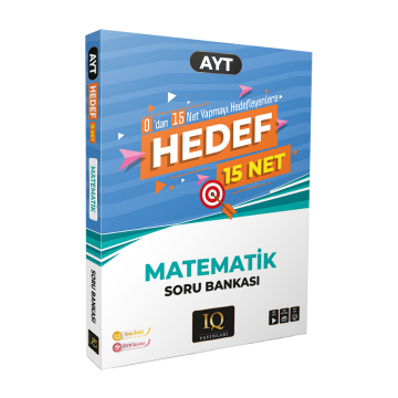 IQ Yayınları AYT Matematik Hedef 15 Net Soru Bankası