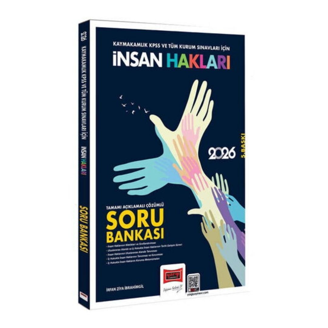 Yargı Yayınları 2026 Kaymakamlık KPSS ve Tüm Kurum Sınavları İçin İnsan Hakları Soru Bankası