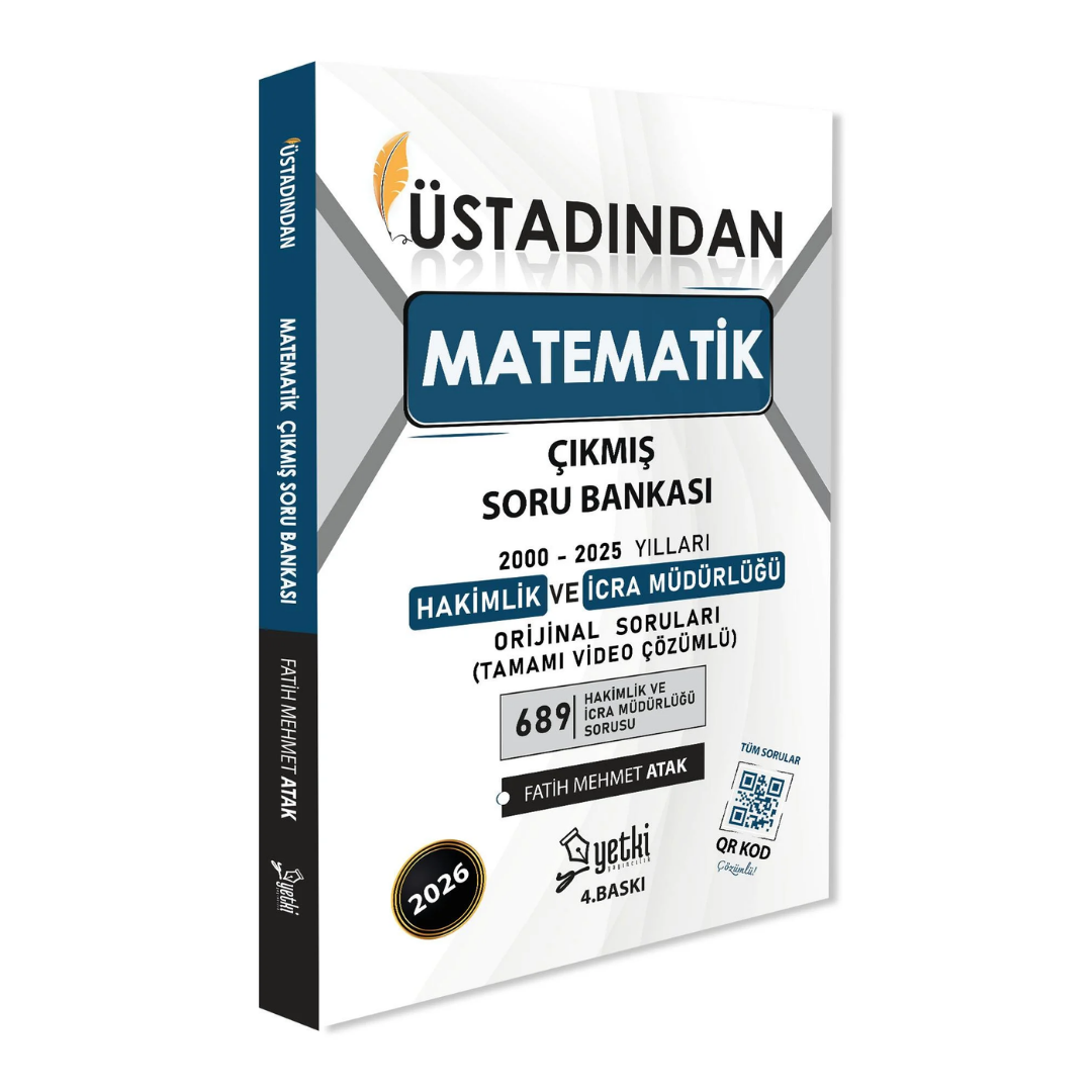 Üstadından Matematik Çıkmış Soru Bankası Yetki Yayınları